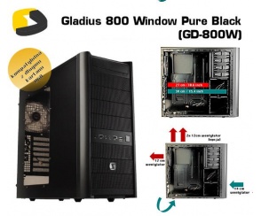 SilentiumPC Gladius 800 Pure Black