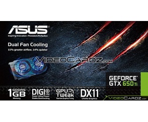 ASUS pracuje nad GTX 650 Ti DirectCU II