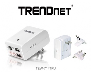 TRENDnet przedstawia podróżny router z funkcją ładowania przez port USB