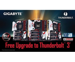 Płyty główne Gigabyte mają wsparcie dla Thunderbolt 3