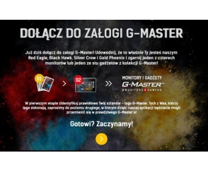 Dołącz do załogi G-Master i wygraj jeden z czterech monitorów