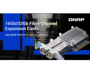 QNAP prezentuje dwuportowe karty 16Gb/32Gb Fibre Channel