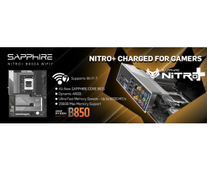 Płyty główne SAPPHIRE znowu w grze – NITRO+ B850A WIFI 7
