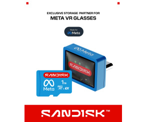 Sandisk wyłącznym dostawcą pamięci masowej do okularów Meta VR Glasses