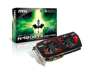 MSI N480GTX Lightning dostępna w sieci sklepów Proline