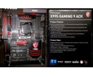 X99S Gaming 9 ACK - nowe płyty od MSI