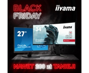 iiyama startuje z promocjami z okazji Black Friday. Monitory taniej nawet o 200 zł