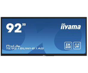 iiyama prezentuje ProLite TE9218UWI-B1AG - nowy 92-calowy interaktywny monitor Ultra-Wide 5K