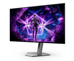 Monitory AGON by AOC na stoisku Alsen podczas Poznań Game Arena 2025