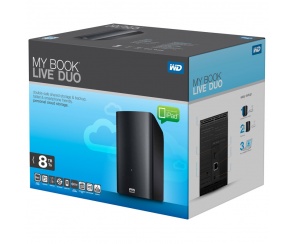 WD My Book Live Duo 8 TB ze zdalnym dostępem z iOS, Android,  BlackBerry OS i Windows Phone