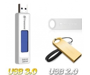 64GB pamięci w pendrive'ach TRANSCEND JetFlash 770 i 520