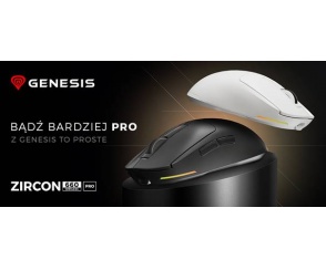 GENESIS ZIRCON 660 PRO - ultralekka mysz dla profesjonalnych graczy