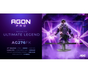 Monitor gotowy na turnieje – AOC AGON PRO  z 520 Hz panelem Fast IPS