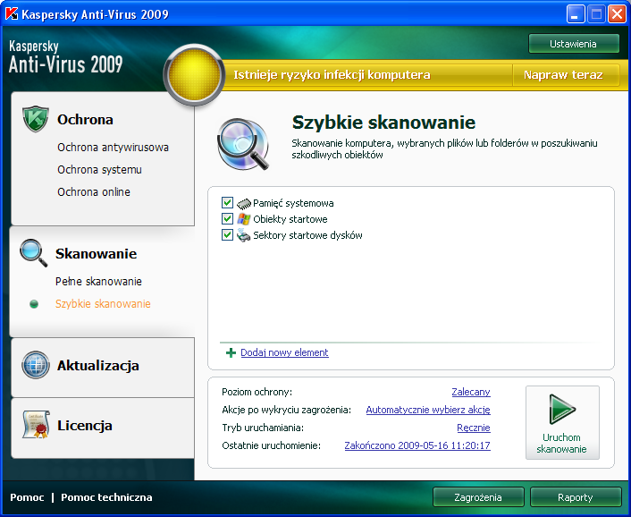 Kaspersky Anti-Virus i Internet Security 2009