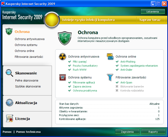 Kaspersky Anti-Virus i Internet Security 2009