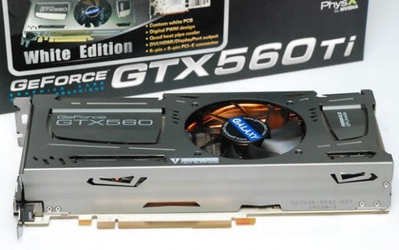 Galaxy GeForce GTX 560 Ti White Edition