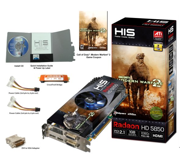 HIS Radeon HD5850 niereferencyjny