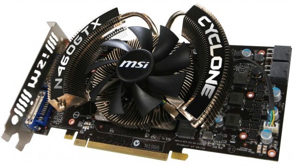 MSI GTX 460 SE Cyclone