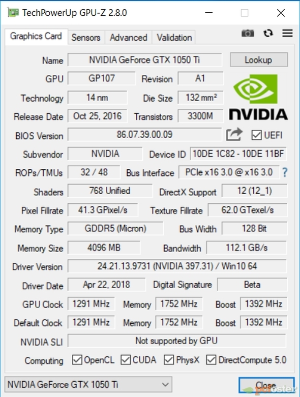 Inno3D 1050 Ti X2 