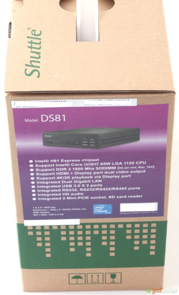 Shuttle Barebone DS81