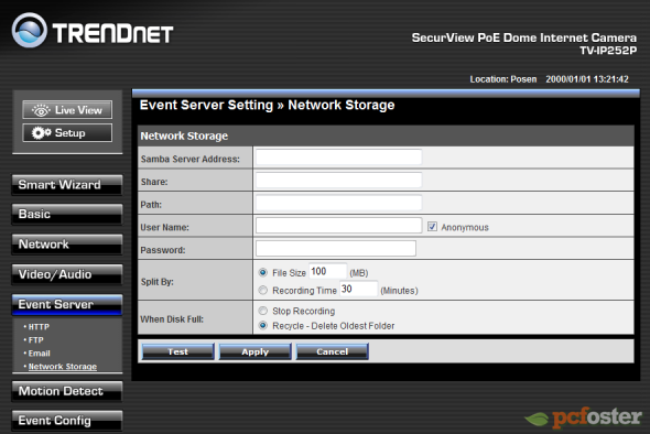 Trendnet TV-IP252P