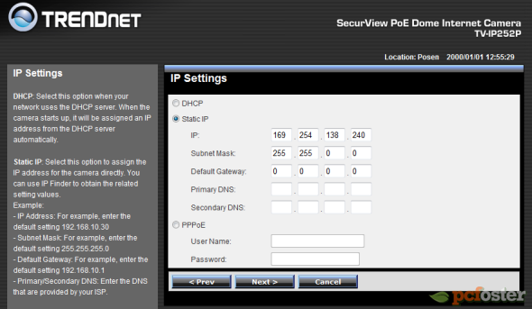 Trendnet TV-IP252P