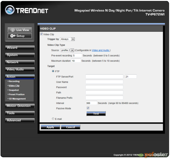 Trendnet TV-IP672WI