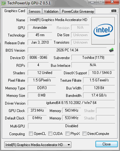 Toshiba Tecra A11-19C