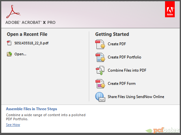 Adobe Acrobat Pro X