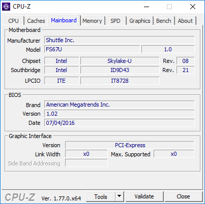 Shuttle DS67U