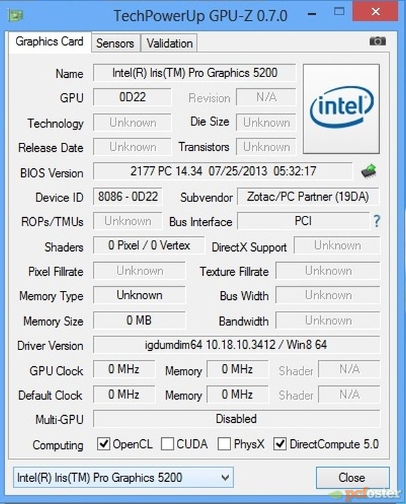 Zotac EI750 Plus