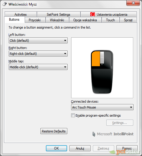 Microsoft Arc Mouse Touch