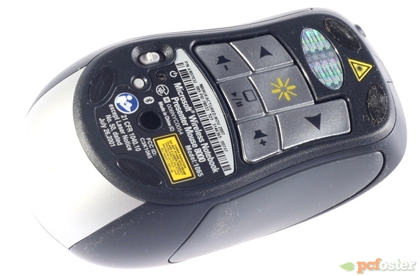 Microsoft Wireless Notebook Presenter Mouse 8000 