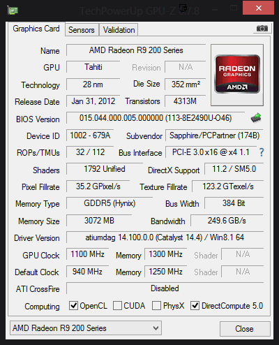 Sapphire R9 280 Dual-X OC