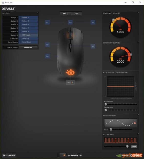 Steelseries Rival 100