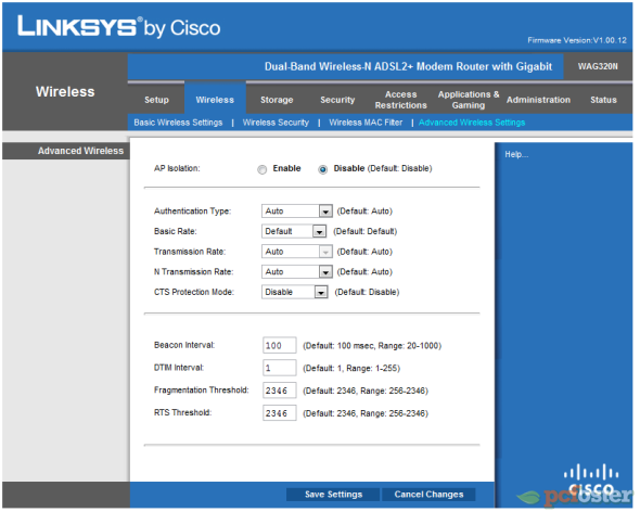 Linksys software