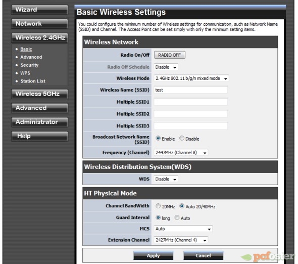 Trendnet - panel administracyjny